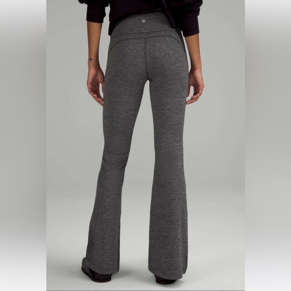 Lululemon Groove High-Rise Flared Pant in dark grey - Picture 3 of 4